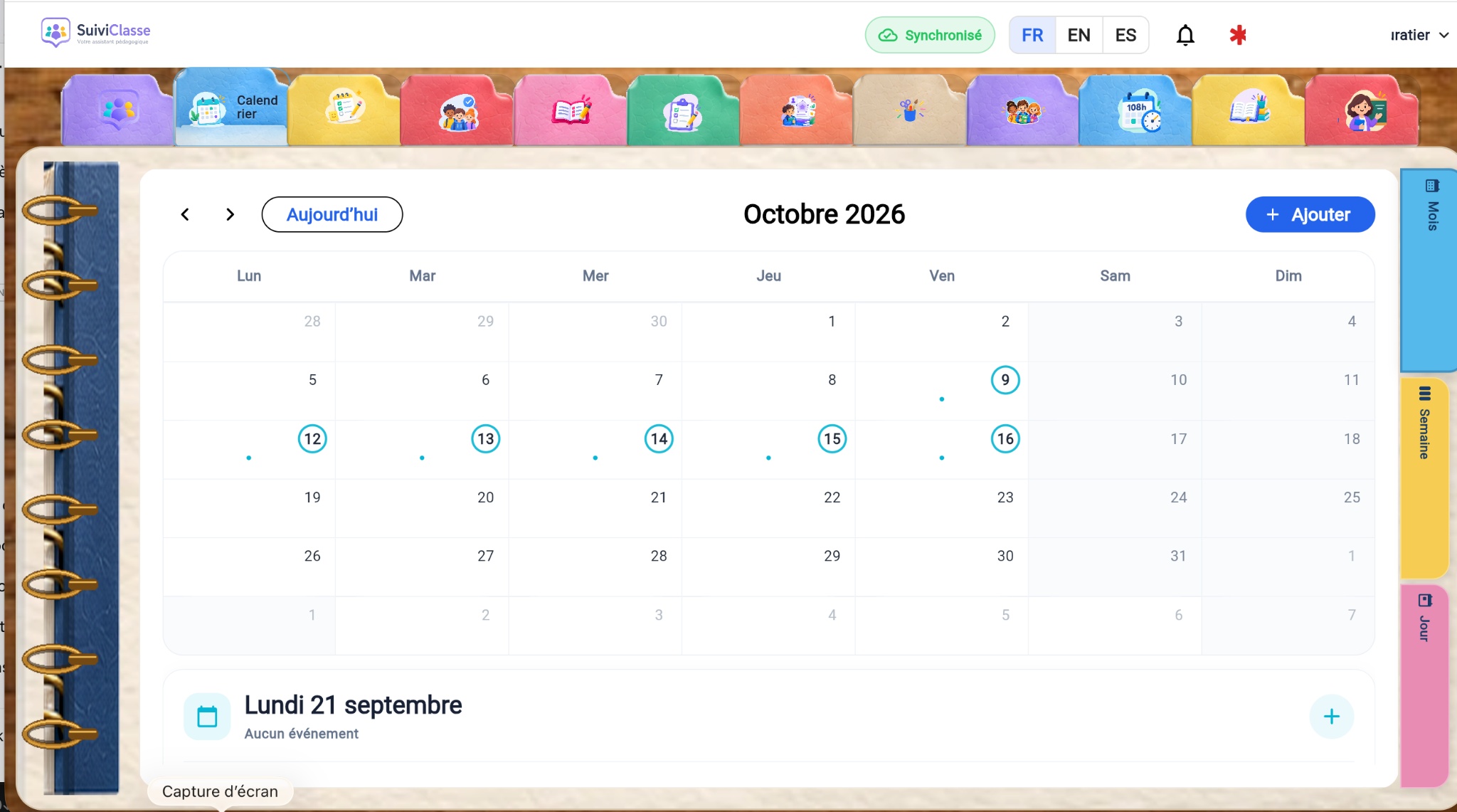 Calendrier